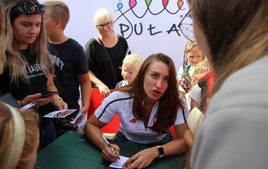 Powitanie medalistki olimpijskiej Malwiny Kopron