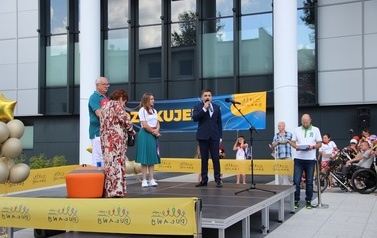 Powitanie medalistki olimpijskiej Malwiny Kopron
