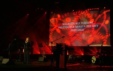 Wręczenie nagr&oacute;d kulturalnych Prezydenta Miasta Puławy (03 listopada 2021) 