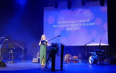 Wręczenie nagr&oacute;d kulturalnych Prezydenta Miasta Puławy (03 listopada 2021) 