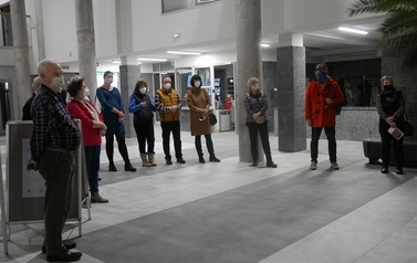 Wernisaż wystawy HopWart_GorącyDizajn_&amp;_ Promenada_SiteSpecific Ewy Markiewicz-Adamczewskiej (7 stycznia 2022)