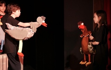 Premiera spektaklu "Dzi&oacute;b w dzi&oacute;b" Teatru Lalek Muchomor (26 marca 2023) 30
