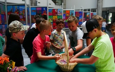 Wernisaż prac uczestnik&oacute;w lekcji galeryjnych (7 czerwca 2023)  1