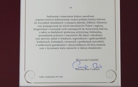 Duplom Uznania Wojewody Lubelskiego