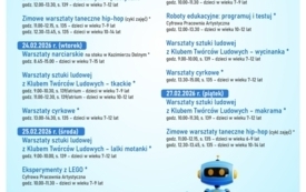 Ferie zimowe w POK "Dom Chemika" 2