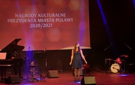Wręczenie nagr&oacute;d kulturalnych Prezydenta Miasta Puławy (03 listopada 2021) 