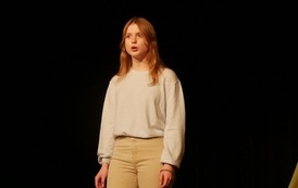 Eliminacje powiatowe do 25. Jesiennego Konkursu Recytatorskiego "Śmiechem-żartem" (15 listopada 2021)