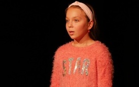 Eliminacje powiatowe do 25. Jesiennego Konkursu Recytatorskiego "Śmiechem-żartem" (15 listopada 2021) 