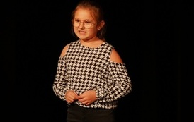 Eliminacje powiatowe do 25. Jesiennego Konkursu Recytatorskiego "Śmiechem-żartem" (15 listopada 2021) 