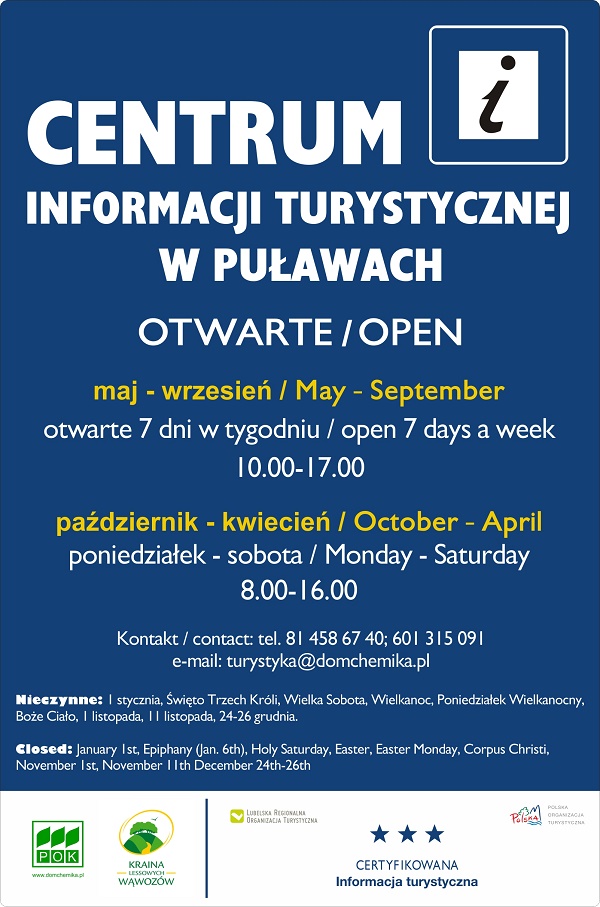 Prowadzenie Informacji Turystycznej Oraz Sprzedaż Usług Turystycznych Centrum Informacji Turystycznej - Dom Chemika