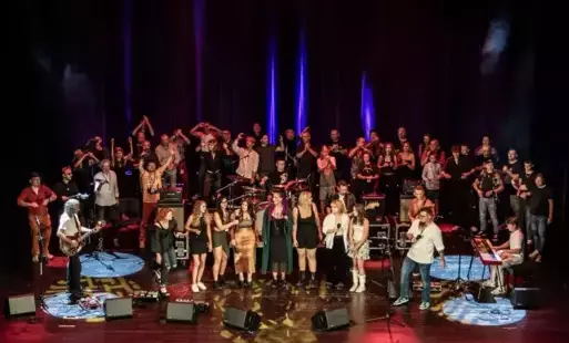 zdjęcie uczestników Puławskiego Lata Bluesowego
