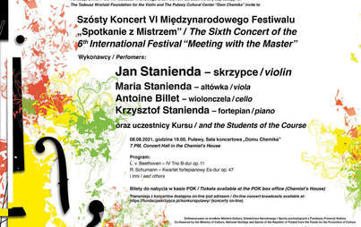 Zdjęcie do Utwory Beethovena i Schumanna na Festiwalu "Spotkanie z Mistrzem"