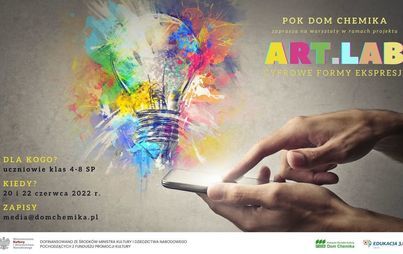 Zdjęcie do ART.LAB - cyfrowe formy ekspresji - warsztaty dla dzieci klas 4-8