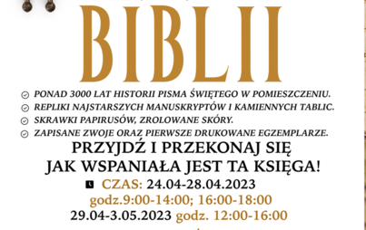 Zdjęcie do Wystawa "Historia Biblii"