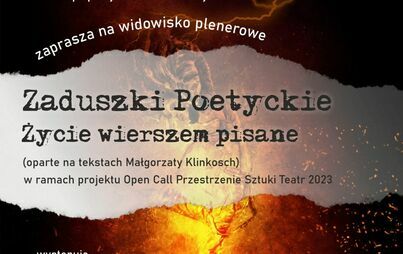 Zdjęcie do Widowisko plenerowe Zaduszki Poetyckie &bdquo;Życie wierszem pisane&rdquo;