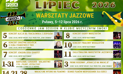Zdjęcie do Kalendarz wydarzeń - lipiec