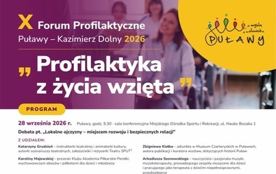 Zdjęcie do X Forum Profilaktyczne - spotkanie młodzieży z Panem Szymonem Marciniakiem